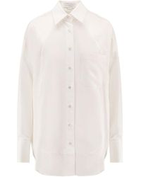 Stella McCartney - Oversized Satin Shirt - Lyst