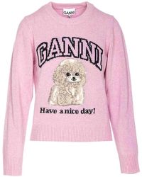 Ganni - Poodle Jumper - Lyst