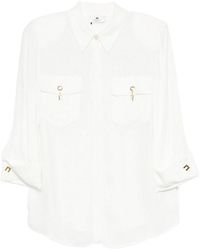 Elisabetta Franchi - Shirt With 3/4 Sleeves - Lyst