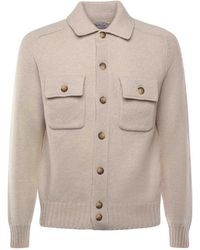 Giuliano Galiano - Virgin Wool Overshirt - Lyst