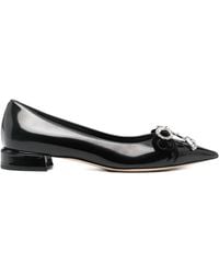 Jimmy Choo - Auria Leather Ballet Flats - Lyst