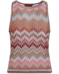Missoni - Chevron-Pattern Top - Lyst