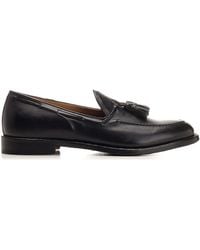 Corvari - Leather Loafer With Tassels - Lyst
