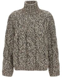Brunello Cucinelli - 'Dazzling Net' Sweater - Lyst