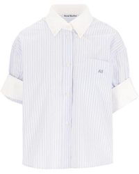 Acne Studios - Short-Sleeved, Button-Up Shirt - Lyst