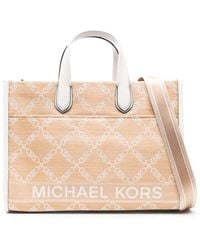 MICHAEL Michael Kors - Gigi Rafia Large Tote Bag - Lyst