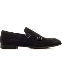 Corvari - Double Buckle Suede Loafer - Lyst