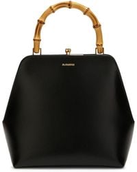 Jil Sander - Goji Square Small Bamboo Bag - Lyst