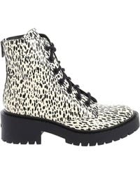 KENZO - Pike Lace Up Ankle Boots - Lyst