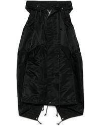 Sacai - Nylon Twill Hoodie Vest - Lyst