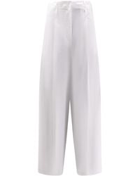 Alysi - Cotton Trousers - Lyst