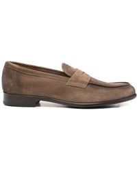 Doucal's - Vintage Suede Loafer - Lyst