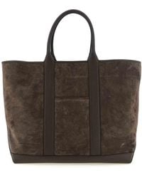 Tom Ford - Suede Shopping Bag - Lyst