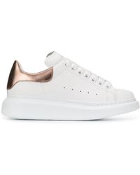 Alexander McQueen - Oversize Smooth Leather Sneakers - Lyst