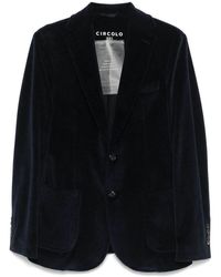 Circolo 1901 - Velvet Single-Breasted Jacket - Lyst