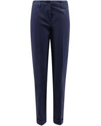 Aspesi - Stretch Cotton Trousers - Lyst
