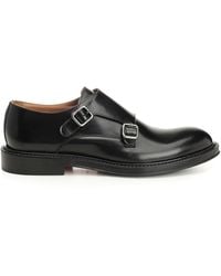 Corvari - Brushed Leather Double Monk - Lyst