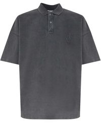 JW Anderson - Polo Shirt With Embroidered Logo - Lyst