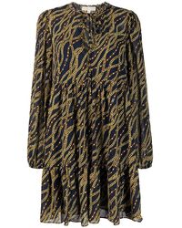 Michael Kors - Chain-link Print Dress - Lyst