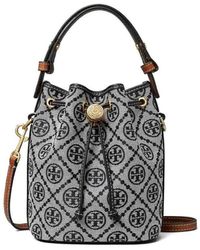 Tory Burch - T Monogram Bucket Bag - Lyst