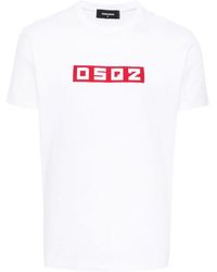 DSquared² - Dsq2 Logo-appliqu T-shirt - Lyst