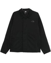 The North Face - Snap Button Quilted Jacket - Lyst