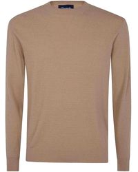 Drumohr - Long Sleeves Round Neck Sweater - Lyst
