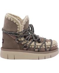Mou - Bounce Scoubidou Lace Booties - Lyst