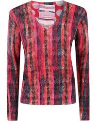 In bed with You - V Neck Reversible Jumper - Lyst