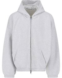 Alexander Wang - Cotton Zip-Up Sweatshirt - Lyst