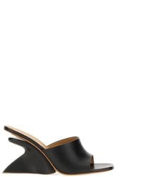 Off-White c/o Virgil Abloh - Wedge Heel Mules With Jug Design - Lyst