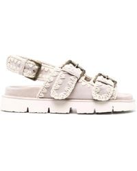 Mou - Bio Sandals Two Buckles - Lyst
