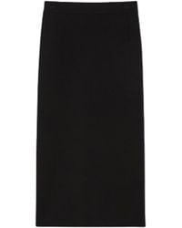 Max Mara - Viscose Crepe Pencil Skirt - Lyst