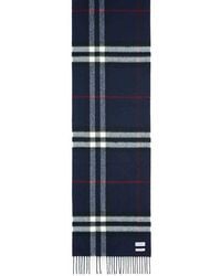 Burberry - 'Mu Giant Check' Cashmere Scarf - Lyst