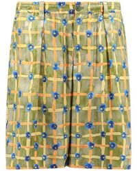 Marni - Silk Bermuda Shorts - Lyst