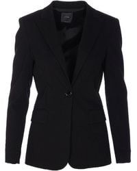 Pinko - Tailored Jacket With Structured Shoulders - Lyst