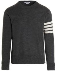 Thom Browne - Pull Col Rond - Lyst