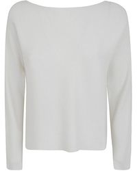 Liviana Conti - Long Sleeves Asymmetric Sweater - Lyst