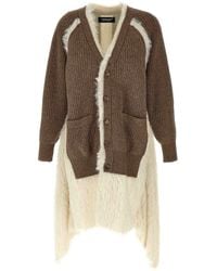 Undercover - Two-Material Cardigan - Lyst