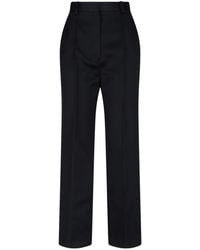 Loro Piana - Straight Silk Trousers - Lyst