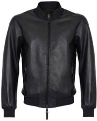 Leather Authority - Derek Seamless Leather Jacket - Lyst