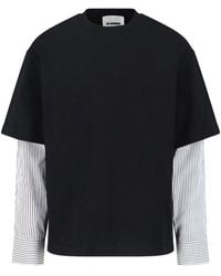 Jil Sander - Round Neck T-Shirt - Lyst
