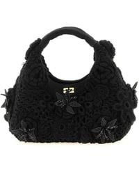 Ganni - Mini Hobo Crochet' Handbag - Lyst