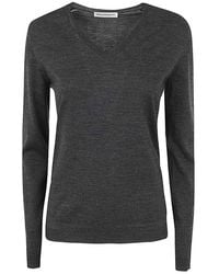 GOES BOTANICAL - Long Sleeves V Neck Sweater - Lyst