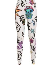Philipp Plein - Tattoo Monogram Leggings - Lyst