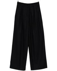 Susanne Bommer - Silk Blend Trousers - Lyst