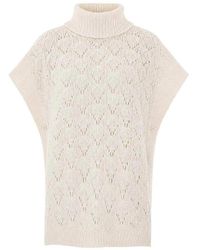 Fabiana Filippi - Knitted Poncho - Lyst