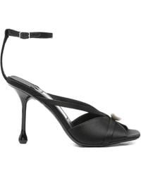 Jimmy Choo - Siva 95 Satin Sandals - Lyst