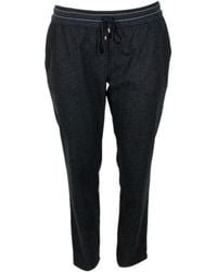 Lorena Antoniazzi - Wool Blend Pants - Lyst