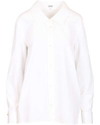 Loewe - Cotton Poplin Shirt - Lyst